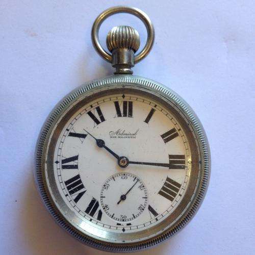 Vintage Admiral pocket watch - good working condition