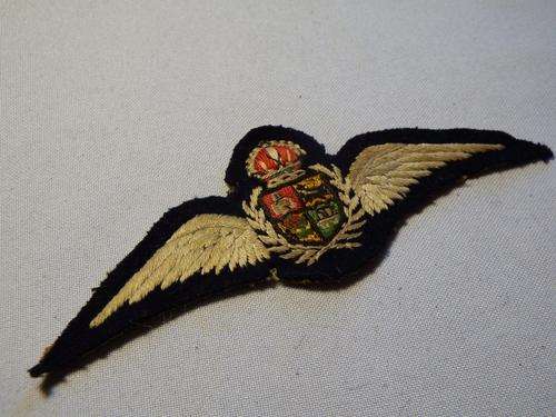 WW2 South African Air Force pilot wing