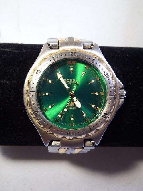 Fossil Blue mens watch - green dial - AM3183