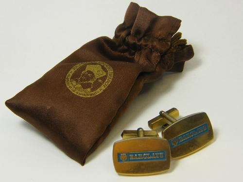 Pair of Barclays cufflinks - as per photo