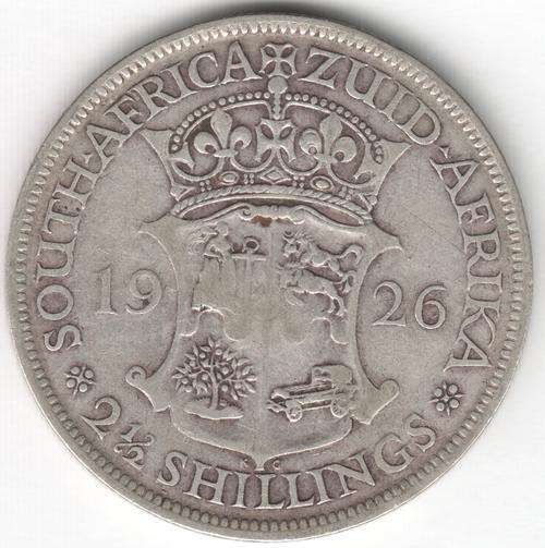 1926 SA Union half crown - fine - scarce - as per photo