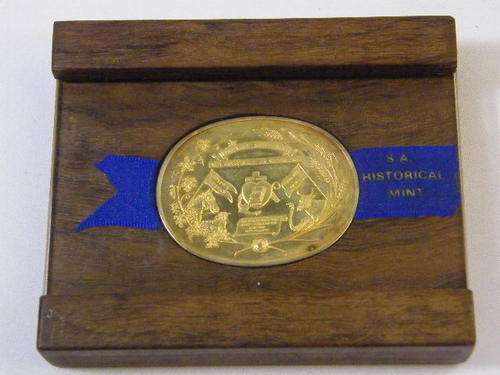 SA Historical mint - Verenigde Suid-Afrika - Ver moedertaal en vaderland sterling silver medallion