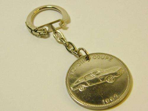 1969 Fiat Dino Coupe - Shell sportwagon token keyring - as per photo