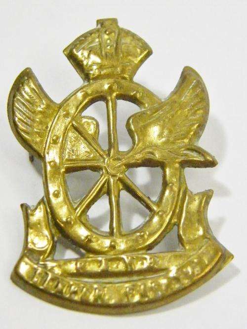 Railway and harbour brigade cap badge - as per photo