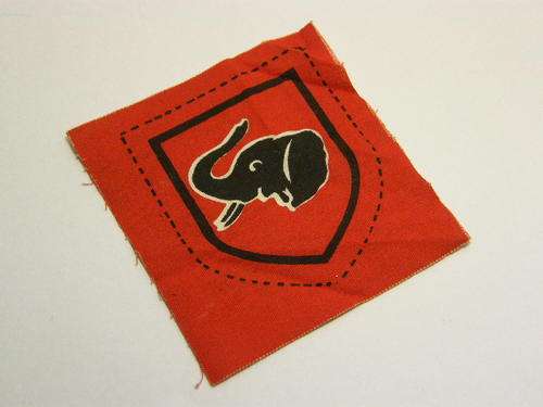 Rhodesia 1st Brigade printed arm flash - SCARCE - as per photo