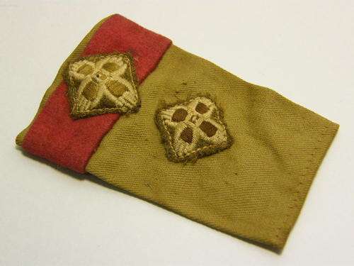 WW2 SA Army lieutenant rank epaulette - as per photo