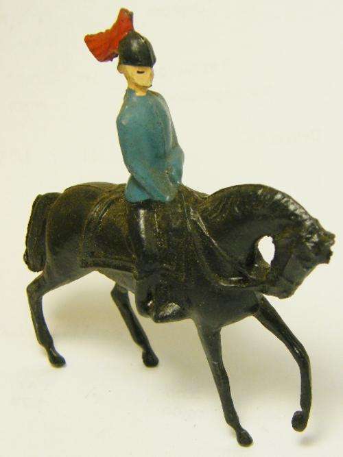 Vintage lead soldier cavalryman - as per photo