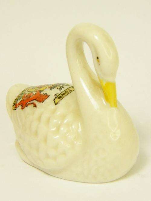 Cape Town crested china swan - Disa art - Valentine & sons - @ Crazy R1 start