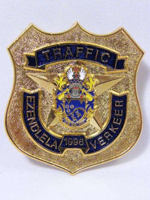 1996 South Africa traffic police badge - as per photo