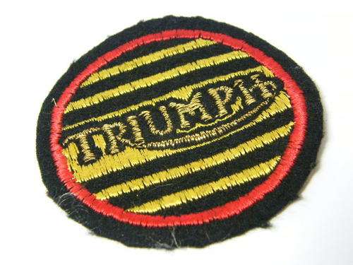 Vintage Triumph cloth badge - as per photo