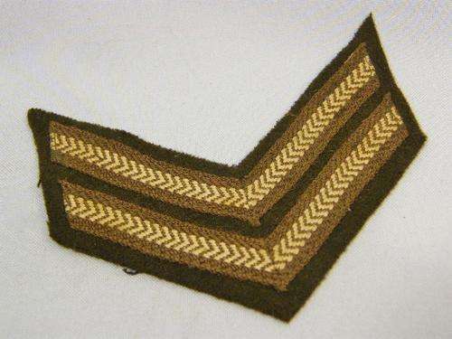 SA Army corporal rank badge - as per photo