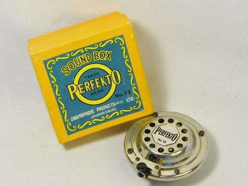 Perfekto Gramophone sound box - unused in original box - no 18 - as per photo