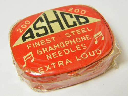 Gramophone needles - Ashco - still sealed in tin - as per photo