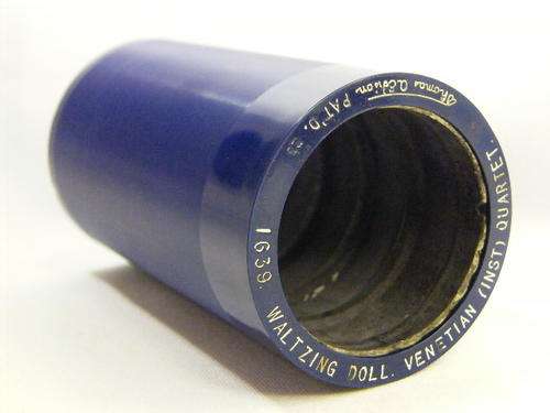 Edison Blue phonograph record # 1639 Waltzing Doll by venetian Instrumental Quartet - as per photo
