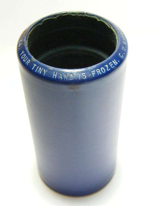 Edison Blue Amberol phonograph record # 2184 Your tiny hand is frozen by CW Harrison - as per photo