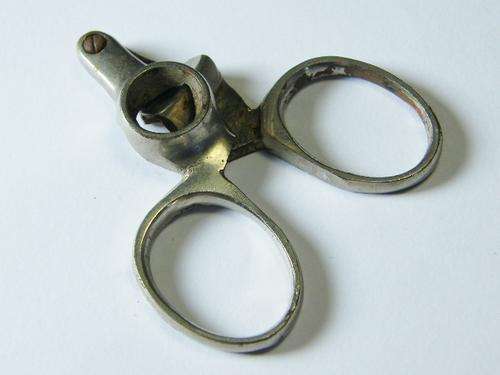 Vintage mini cigar cutter scissors - as per photo
