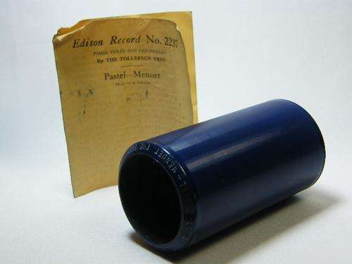 Edison Blue Amberol phonograph record # 2237 Pastel - Menuet by The Tollestsen trio - as per photo