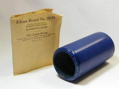 Edison Blue Amberol phonograph record # 28194 The lawn swing Christine Miller - FINAL CLEARANCE SALE