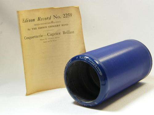 Edison Blue Amberol phonograph record # 2259 Coquetterie (Reed only) band - as per photo