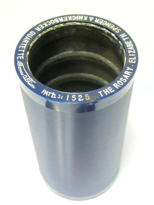 Edison Blue phonograph record # 1525 The Rosary by Elizabeth Spencer and Knickerbocker Quartette