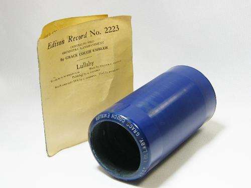 Edison Blue Amberol phonograph record # 2223 Lullaby by Grace Couch Embler - as per photo