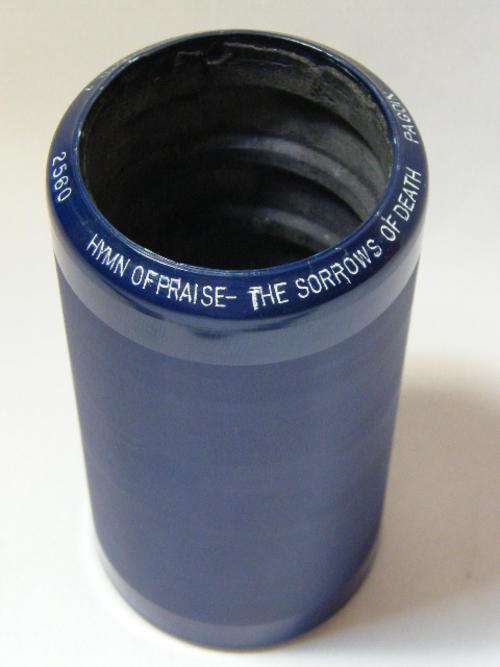 Edison Blue Amberol phonograph record # 2560 Hymn Ofpraise - The sorrows of death by Pagon