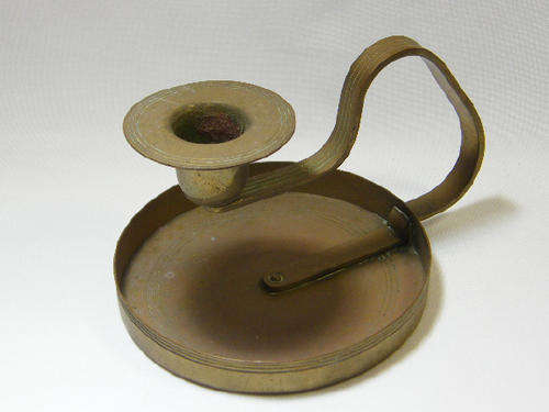 Vintage brass candle holder - as per photo