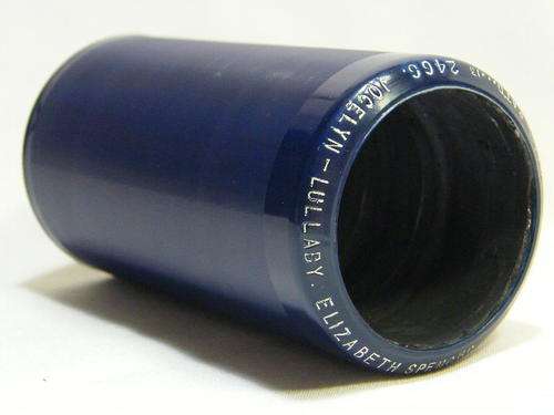 Edison Blue Amberol  phonograph record # 2466 Jocelyn Lullaby by Elizabeth Spencer - as per photo