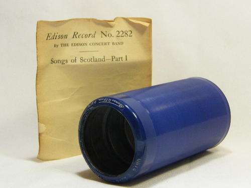 Edison Blue Amberol phonograph record # 2282 Songs of Scotland part 1 by Edison concert band
