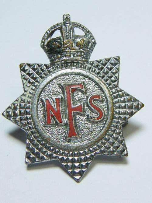 National Fire service brigade corps cap badge - as per photo