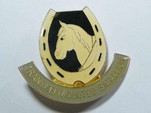 Transkei mounted battalion cap badge - as per photo