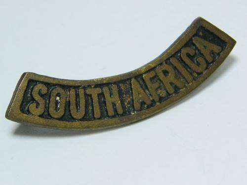 WW2 South Africa National shoulder title - as per photo