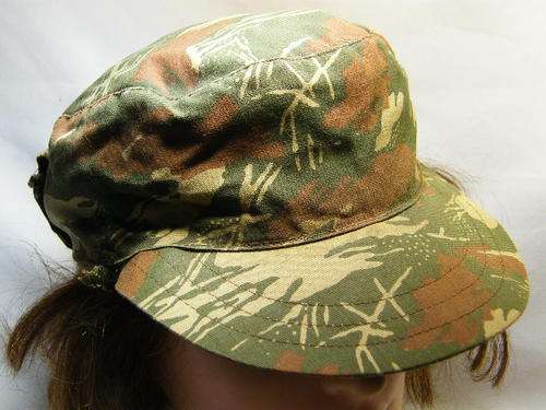 Koevoet camo cap with orange inside - as per photo