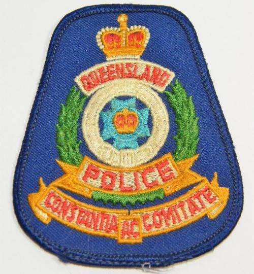 Australia Queensland Police cloth badge - as per photo