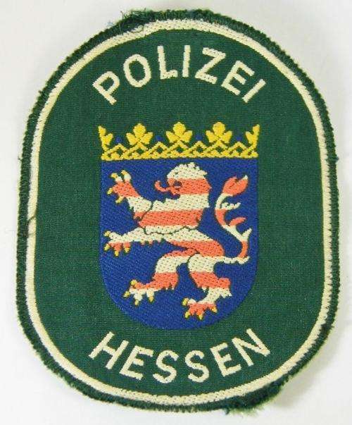 Germany Hessen City Police cloth badge - as per photo