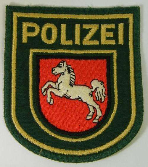 German Lower Saxony Police arm cloth badge - Polizei - German States - as per photo