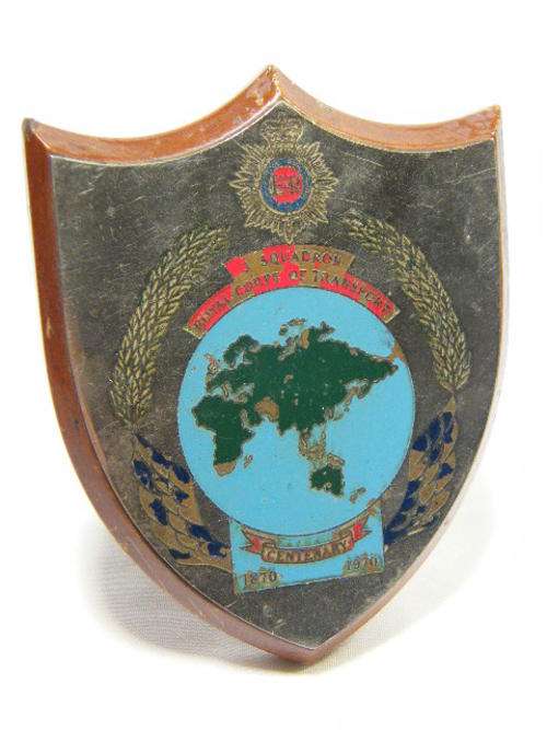 3 Squadron Royal Corps of Transport 1870-1970 centenary plaque - as per photo