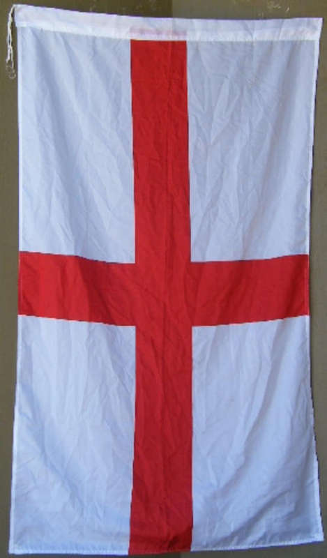 England flag - 100% polyester - made by PG Sport promo gear - 154 cm x 60 cm - as per photo
