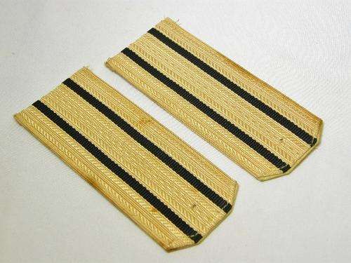 Pair of Russian Navy beige rank epaulettes for beige shirts - senior officer ranks - as per photo