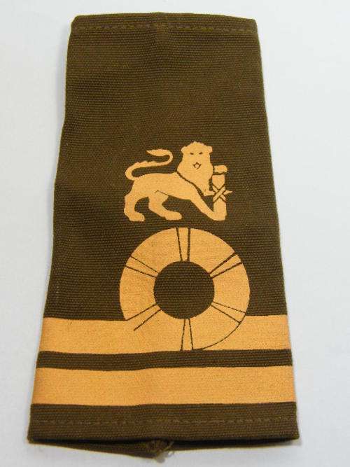 SA Navy marine corps lieutenant rank epaulette - as per photo