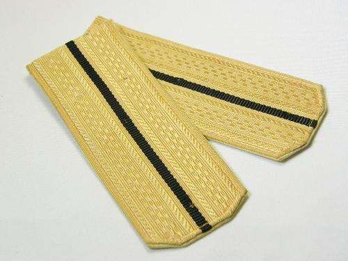 Pair of Russian Navy beige rank epaulette for the beige shirts - Junior Officer ranks - as per photo