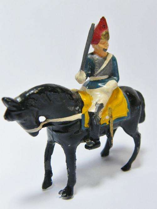 Vintage Charbens lead soldier cavalryman - made in England - as per photo