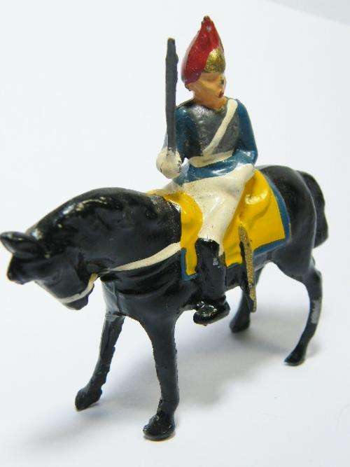 Vintage Charbens lead soldier cavalryman - made in England - as per photo