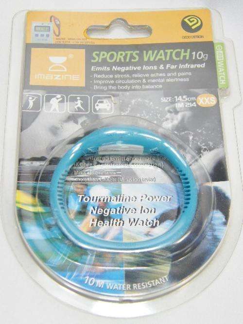 Imazine negative ION sports watch - blue colour - size 14.5 cm XXS - in original packaging
