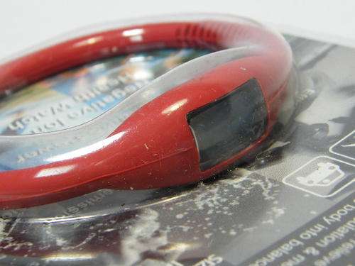 Imazine negative ION sports watch - red colour - size 19 cm Large - in original packaging