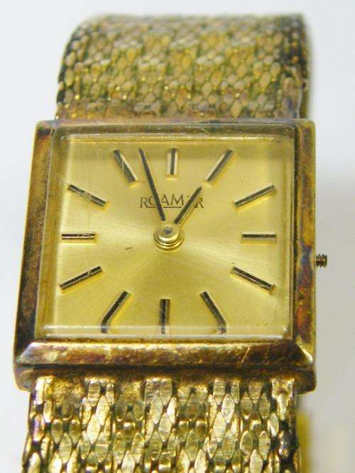 Roamer manual wind ladies watch - vintage - not working and no crown - as per photo