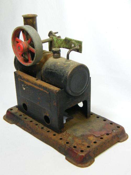 Vintage Mamod Live Steam engine with a few parts missing - as per photo