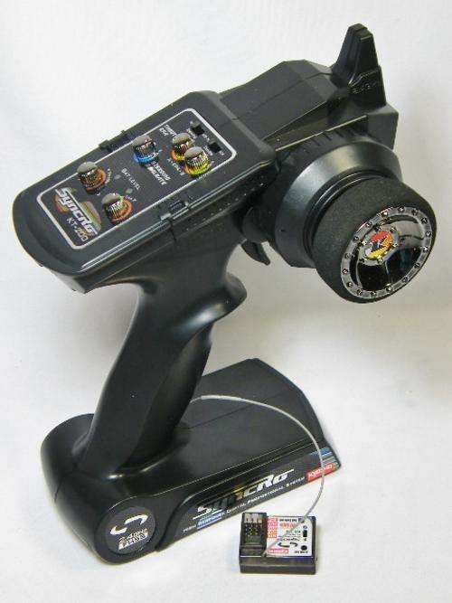 Kyosho Syncro KT-200 transmitter 2.4 GHz with Micro Hi-Response 4ch receiver KR-200 - as per photo