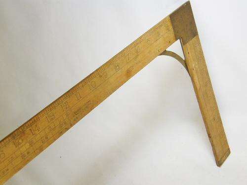 Antique wooden proportionate waist measure made by J.Rabone and Sons - as per photo