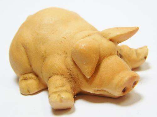 Vintage Artefice Ottanta handmade Italian collectable pig - as per photo
